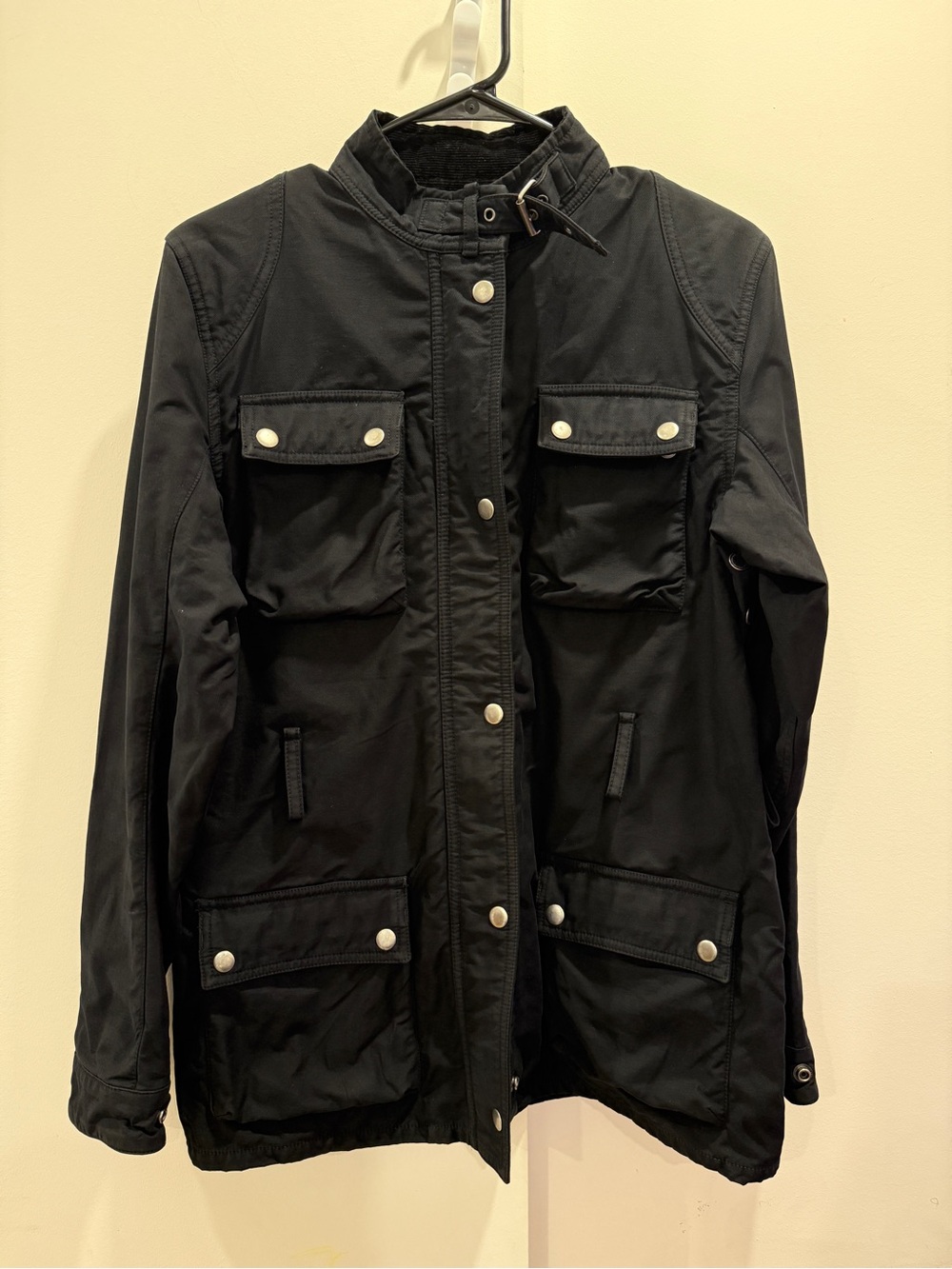 Polo Jeans Co | Ralph Lauren Black Utility Jacket with Snap Pockets